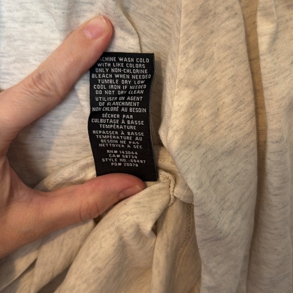 7 for all mankind 100% cotton long sleeve cream puff sleeve blouse, size small - Picture 7 of 10